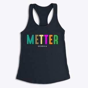 Metter Georgia Color Pop Women's Racerback Tank