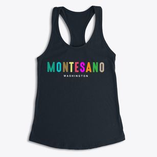 Montesano Washington Color Pop Women's Racerback Tank
