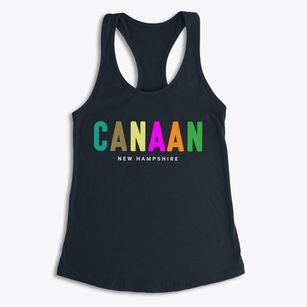 Canaan New Hampshire Color Pop Women's Racerback Tank