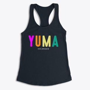 Yuma Colorado Color Pop Women's Racerback Tank
