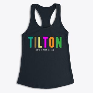 Tilton New Hampshire Color Pop Women's Racerback Tank
