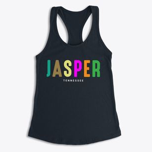 Jasper Tennessee Color Pop Women's Racerback Tank