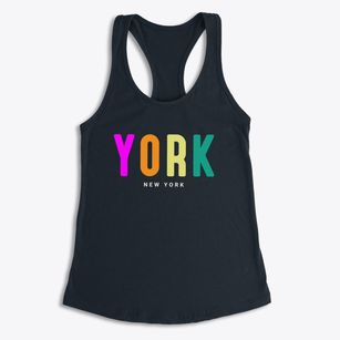 York New York Color Pop Women's Racerback Tank