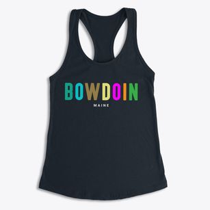 Bowdoin Maine Color Pop Women's Racerback Tank