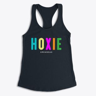 Hoxie Arkansas Color Pop Women's Racerback Tank