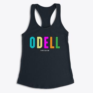 Odell Oregon Color Pop Women's Racerback Tank