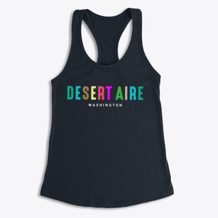 Desert Aire Washington Color Pop Women's Racerback Tank