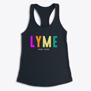 Lyme New York Color Pop Women's Racerback Tank