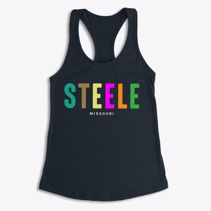 Steele Missouri Color Pop Women's Racerback Tank