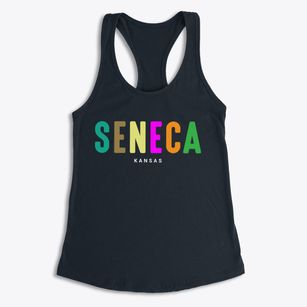 Seneca Kansas Color Pop Women's Racerback Tank
