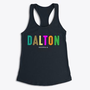 Dalton Georgia Color Pop Women's Racerback Tank