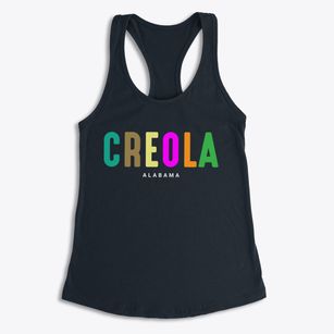 Creola Alabama Color Pop Women's Racerback Tank