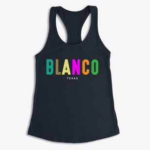 Blanco Texas Color Pop Women's Racerback Tank
