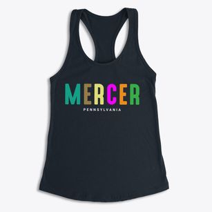 Mercer Pennsylvania Color Pop Women's Racerback Tank
