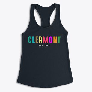 Clermont New York Color Pop Women's Racerback Tank