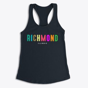 Richmond Illinois Color Pop Women's Racerback Tank