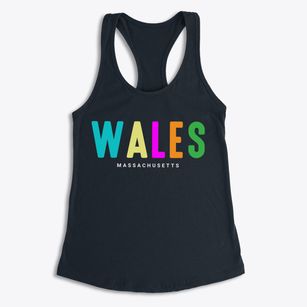 Wales Massachusetts Color Pop Women's Racerback Tank