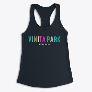 Vinita Park Missouri Color Pop Women's Racerback Tank