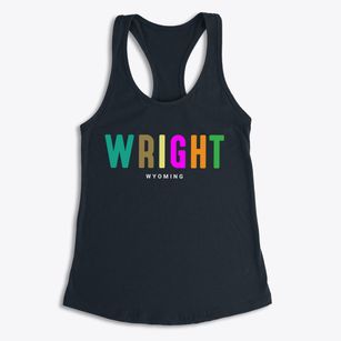 Wright Wyoming Color Pop Women's Racerback Tank