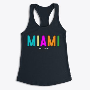 Miami Arizona Color Pop Women's Racerback Tank