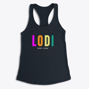 Lodi New York Color Pop Women's Racerback Tank