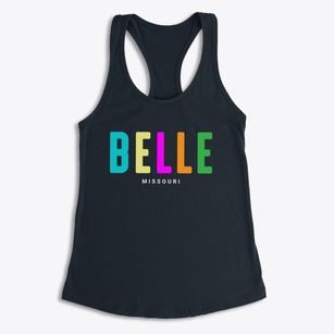 Belle Missouri Color Pop Women's Racerback Tank