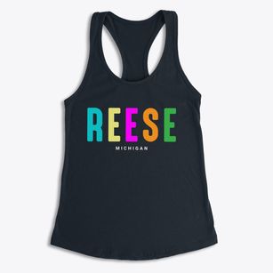 Reese Michigan Color Pop Women's Racerback Tank