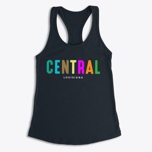 Central Louisiana Color Pop Women's Racerback Tank