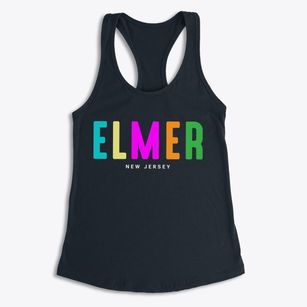 Elmer New Jersey Color Pop Women's Racerback Tank