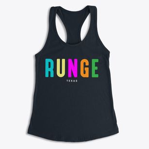 Runge Texas Color Pop Women's Racerback Tank