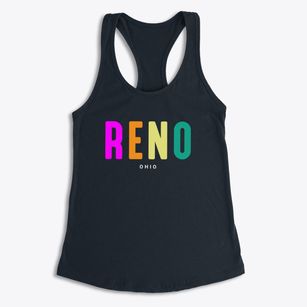 Reno Ohio Color Pop Women's Racerback Tank