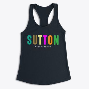 Sutton West Virginia Color Pop Women's Racerback Tank