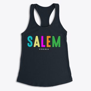 Salem Virginia Color Pop Women's Racerback Tank