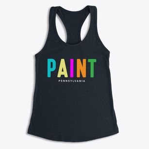 Paint Pennsylvania Color Pop Women's Racerback Tank
