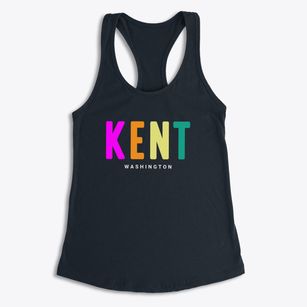 Kent Washington Color Pop Women's Racerback Tank
