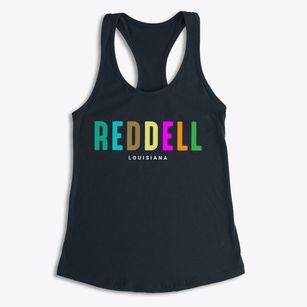 Reddell Louisiana Color Pop Women's Racerback Tank
