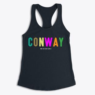 Conway Missouri Color Pop Women's Racerback Tank