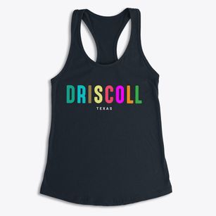 Driscoll Texas Color Pop Women's Racerback Tank