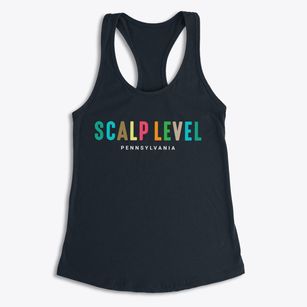 Scalp Level Pennsylvania Color Pop Women's Racerback Tank