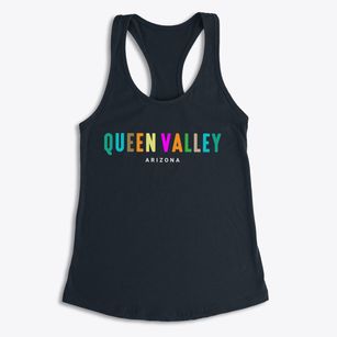 Queen Valley Arizona Color Pop Women's Racerback Tank