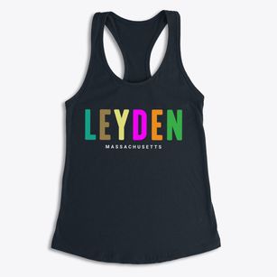 Leyden Massachusetts Color Pop Women's Racerback Tank