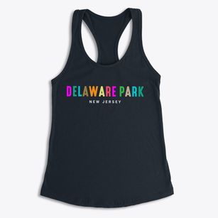 Delaware Park New Jersey Color Pop Women's Racerback Tank