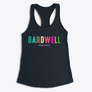 Bardwell Kentucky Color Pop Women's Racerback Tank
