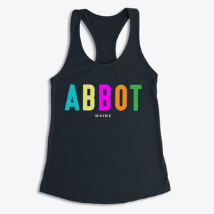 Abbot Maine Color Pop Women's Racerback Tank