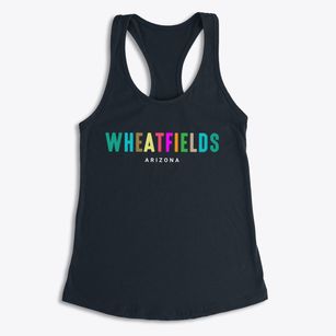 Wheatfields Arizona Color Pop Women's Racerback Tank