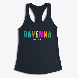 Ravenna Kentucky Color Pop Women's Racerback Tank