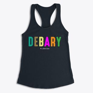 Debary Florida Color Pop Women's Racerback Tank