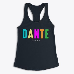 Dante Virginia Color Pop Women's Racerback Tank