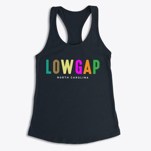 Lowgap North Carolina Color Pop Women's Racerback Tank