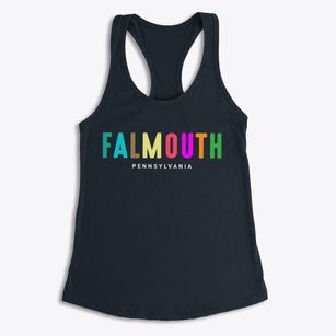 Falmouth Pennsylvania Color Pop Women's Racerback Tank